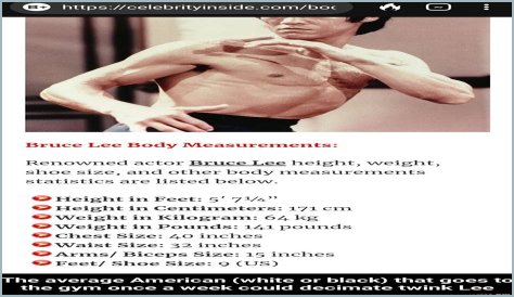 Bruce Lee Height, Weight, Body Measurements, Shoe Size